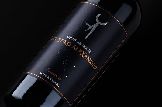 (1 botella 750 ml) De Toro Alexander - Gran Reserva Carmenere 2021