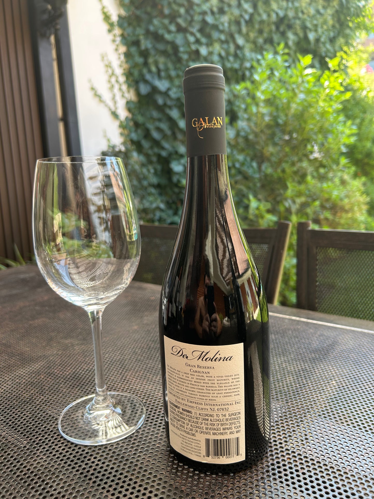 De Molina Gran Reserva Carignan - 750 ml