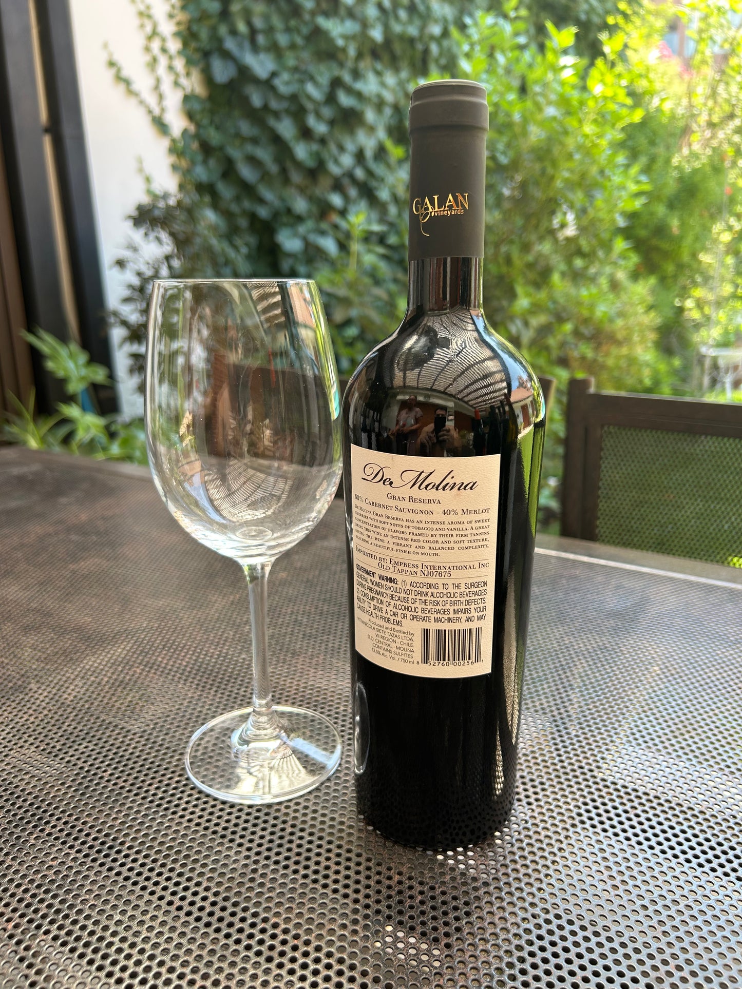 (6 botellas 750 ml) Gran Reserva De Molina Cabernet Sauvignon 60% - Merlot 40% Año 2022