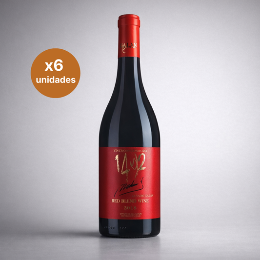 Red Blend Wine Ensamblaje Premium Carmenere - 6 botellas 750 ml